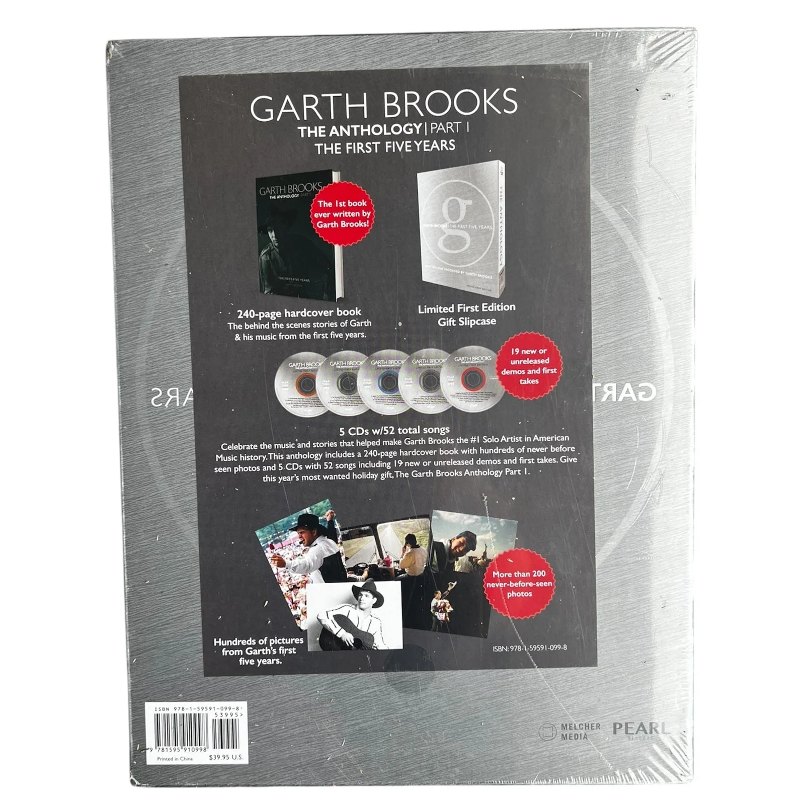 Garth Brooks the first five years part 1 new and sealed book and 5 disc set, изображение 2