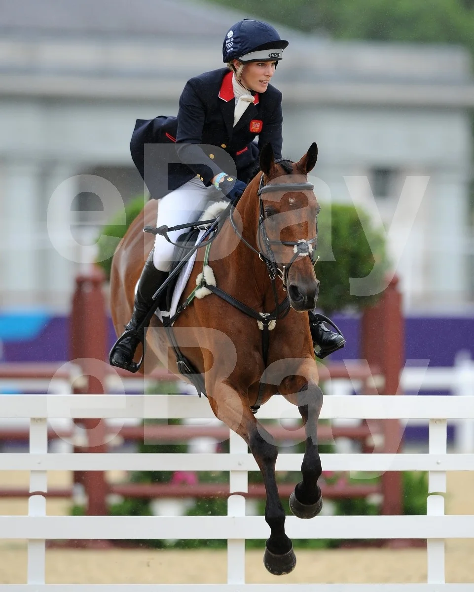 Zara Phillips - Olympic Show Jumping, Show Jumper, Horse, Equestrian 16x12 Photo, изображение 4