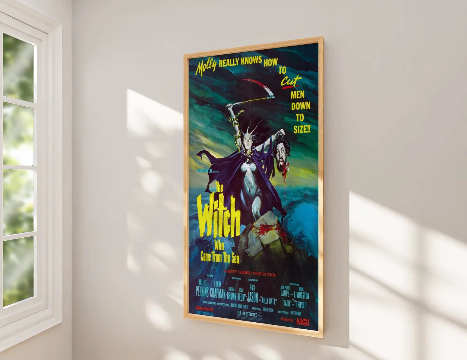 The Witch Who Came From The Sea - 1976 Horror Restored 27.2" x 41" US One Sheet, image 2