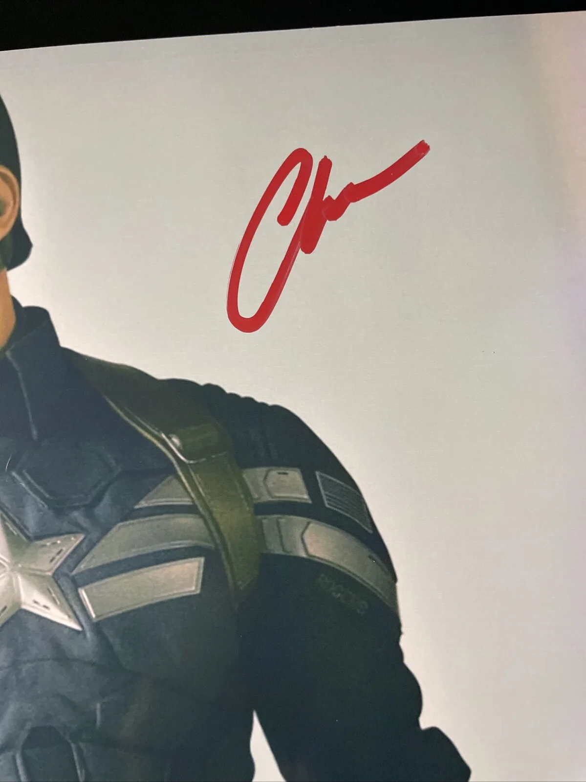 Chris Evans — CHRIS EVAN AUTOGRAPHS Photograph COA Cpt. America Marvel Autographs Signed P, изображение 3