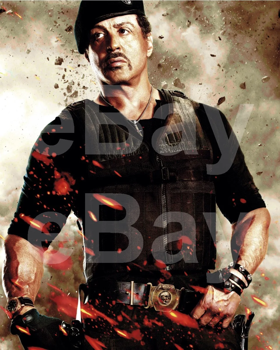 The Expendables 2 (2012) Sylvester Stallone 16x12 Photo Poster Print, изображение 4