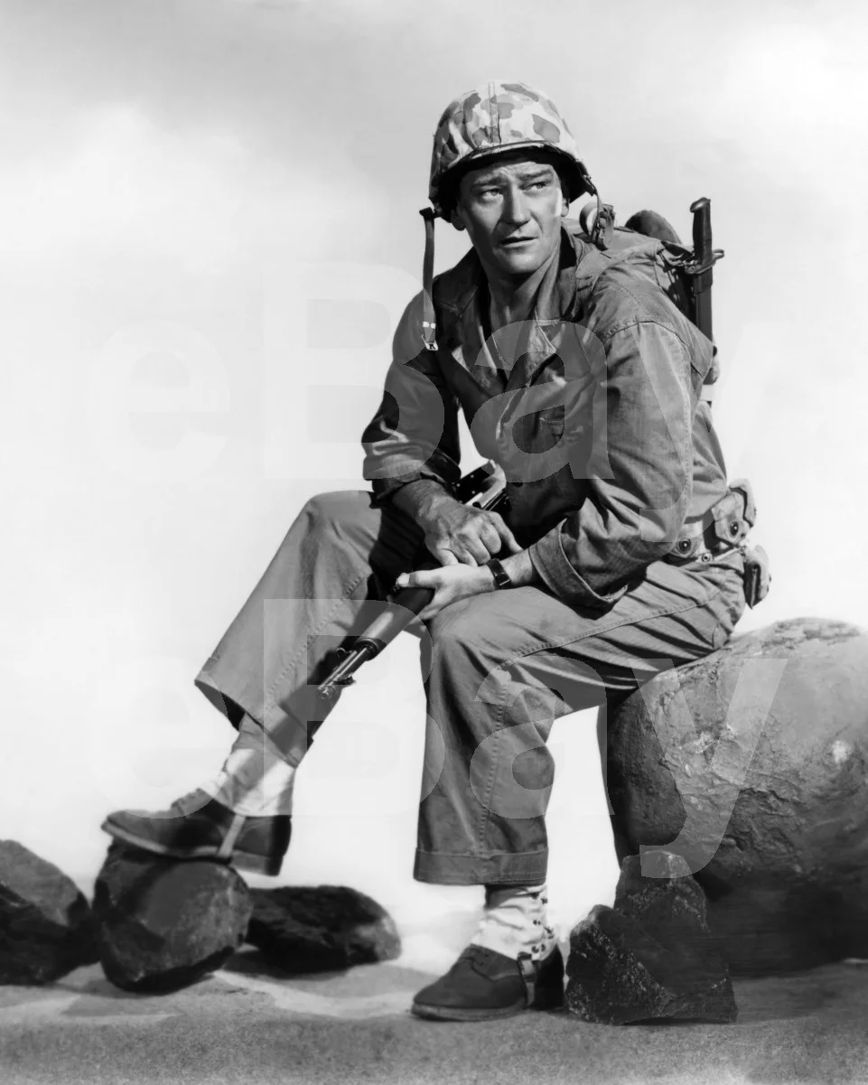 Sands of Iwo Jima (1949) John Wayne 16x12 Photo Poster Print, изображение 4