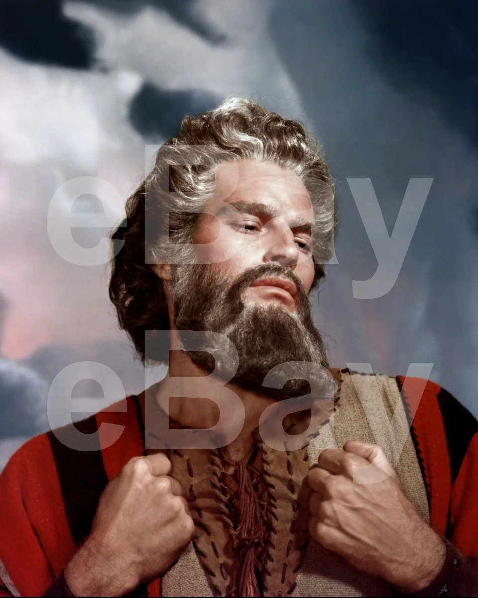 The Ten Commandments (1956) Charlton Heston 16x12 Photo Poster Print, изображение 4