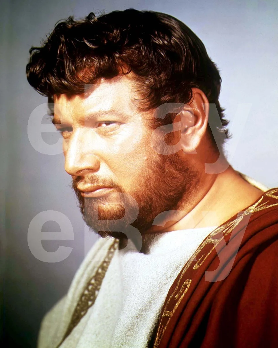 Spartacus (1960) Peter Ustinov 16x12 Photo, изображение 4