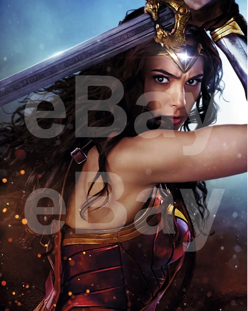 Wonder Woman (2017) Gal Gadot 16x12 Photo Poster Print, изображение 4