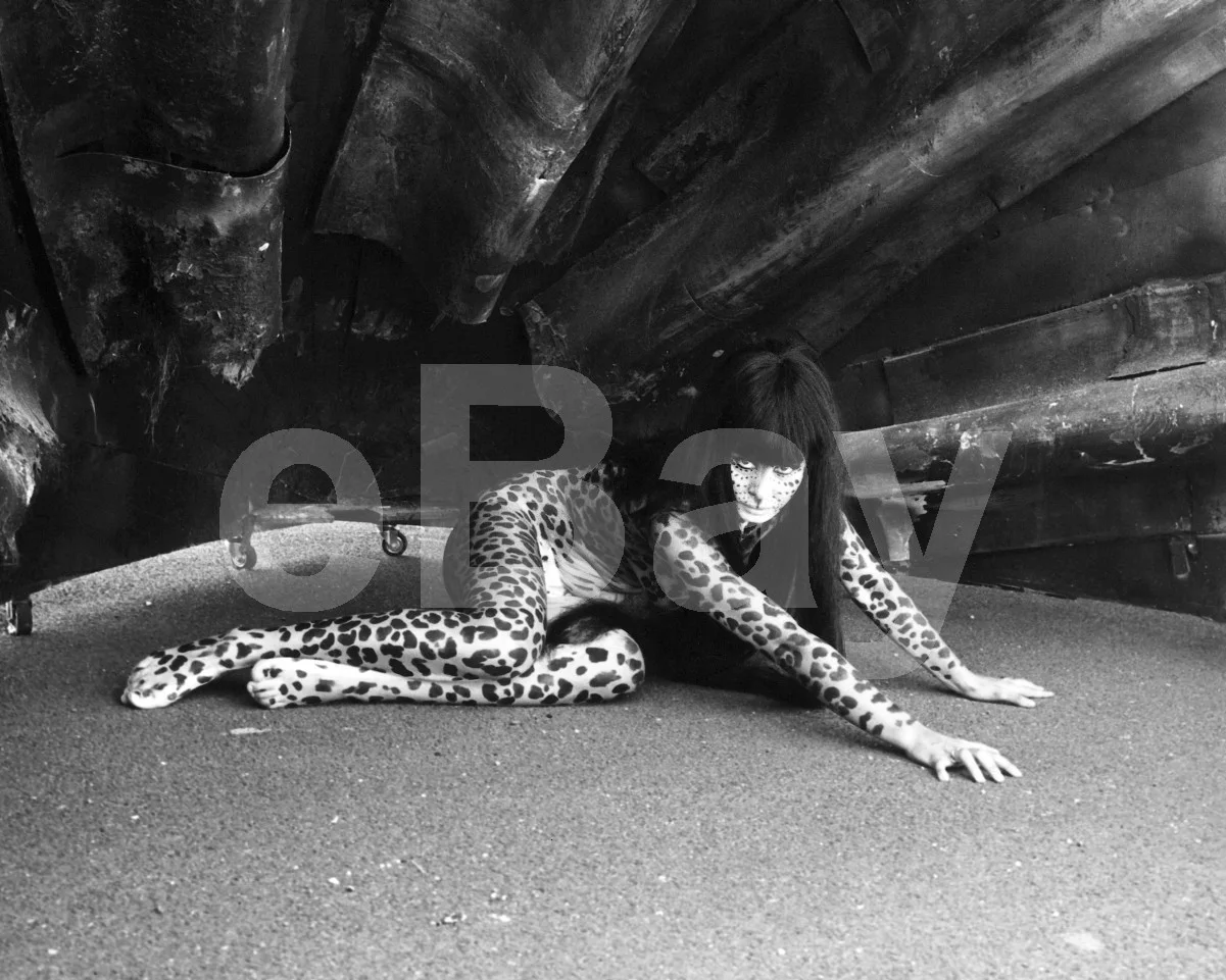 Barbarella (1968) Unknown Leopard Print Actress 16x12 Photo Poster Print, изображение 4