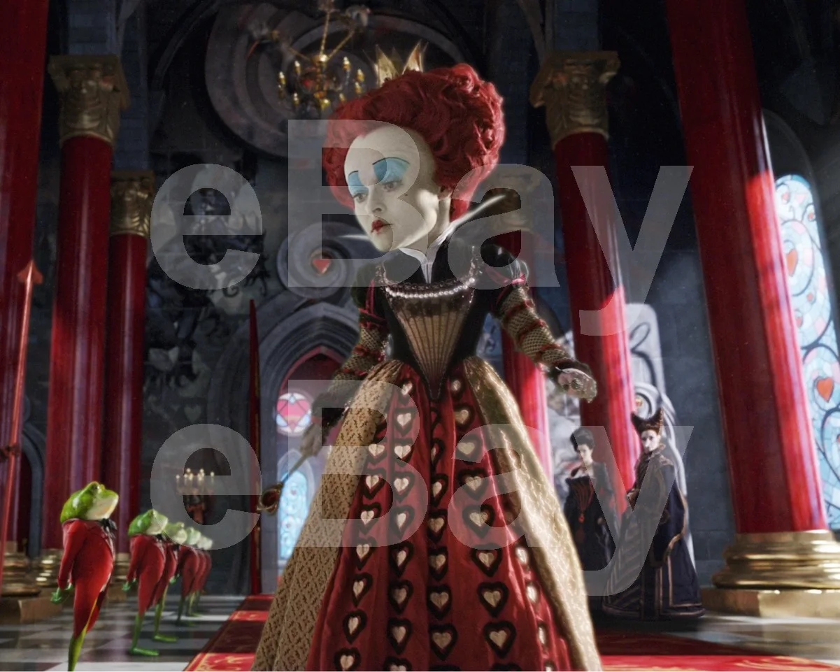Alice in Wonderland (2010) Helena Bonham Carter 16x12 Photo Poster Print, изображение 4