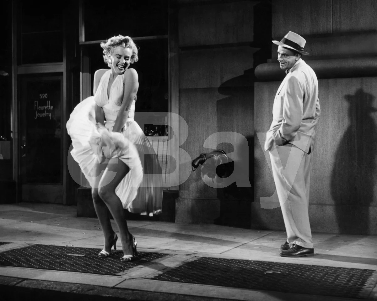 The Seven Year Itch (1955) Marilyn Monroe, Tom Ewell 16x12 Photo Poster Print, изображение 4