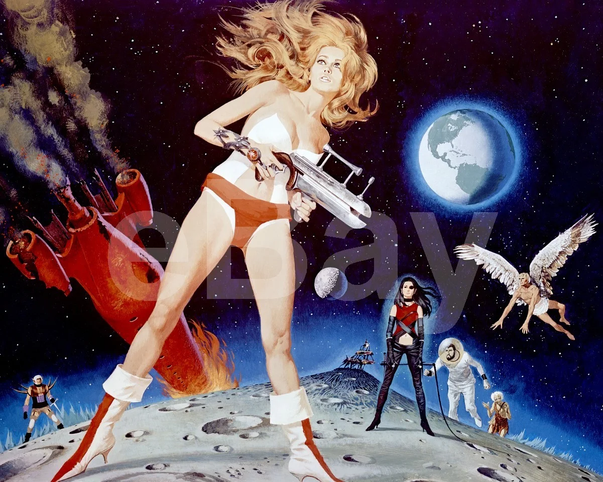 Barbarella (1968) Poster Artwork 16x12 Photo Poster, изображение 4