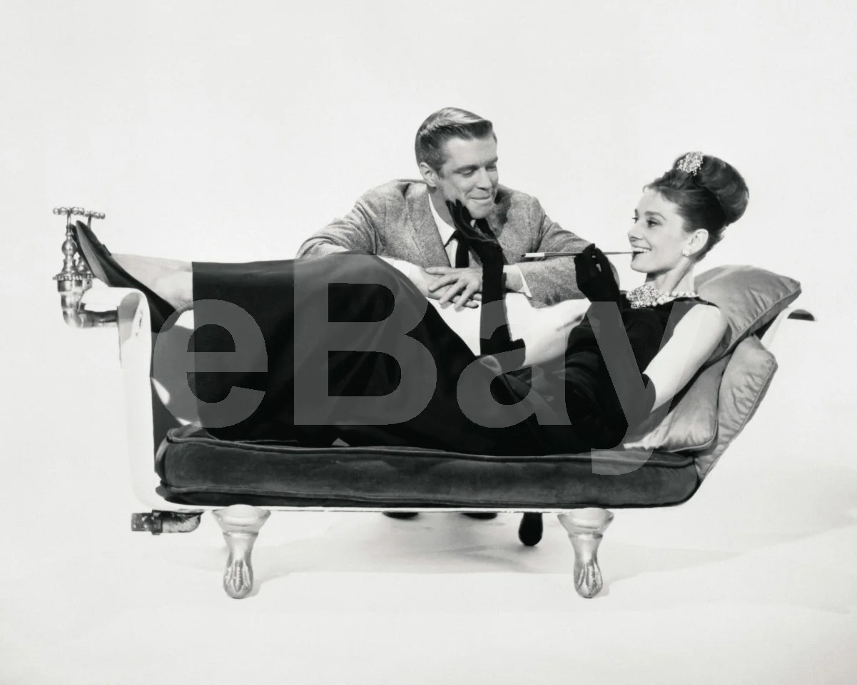 Breakfast at Tiffany's (1961) Audrey Hepburn, George Peppard 16x12 Photo Poster, image 4