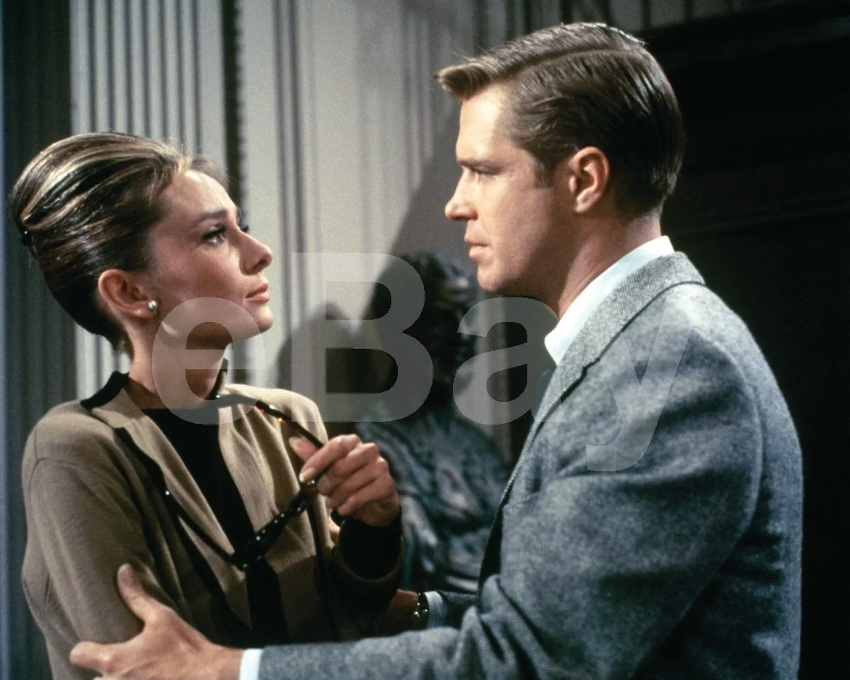 Breakfast at Tiffany's (1961) Audrey Hepburn, George Peppard 16x12 Photo Poster, изображение 4