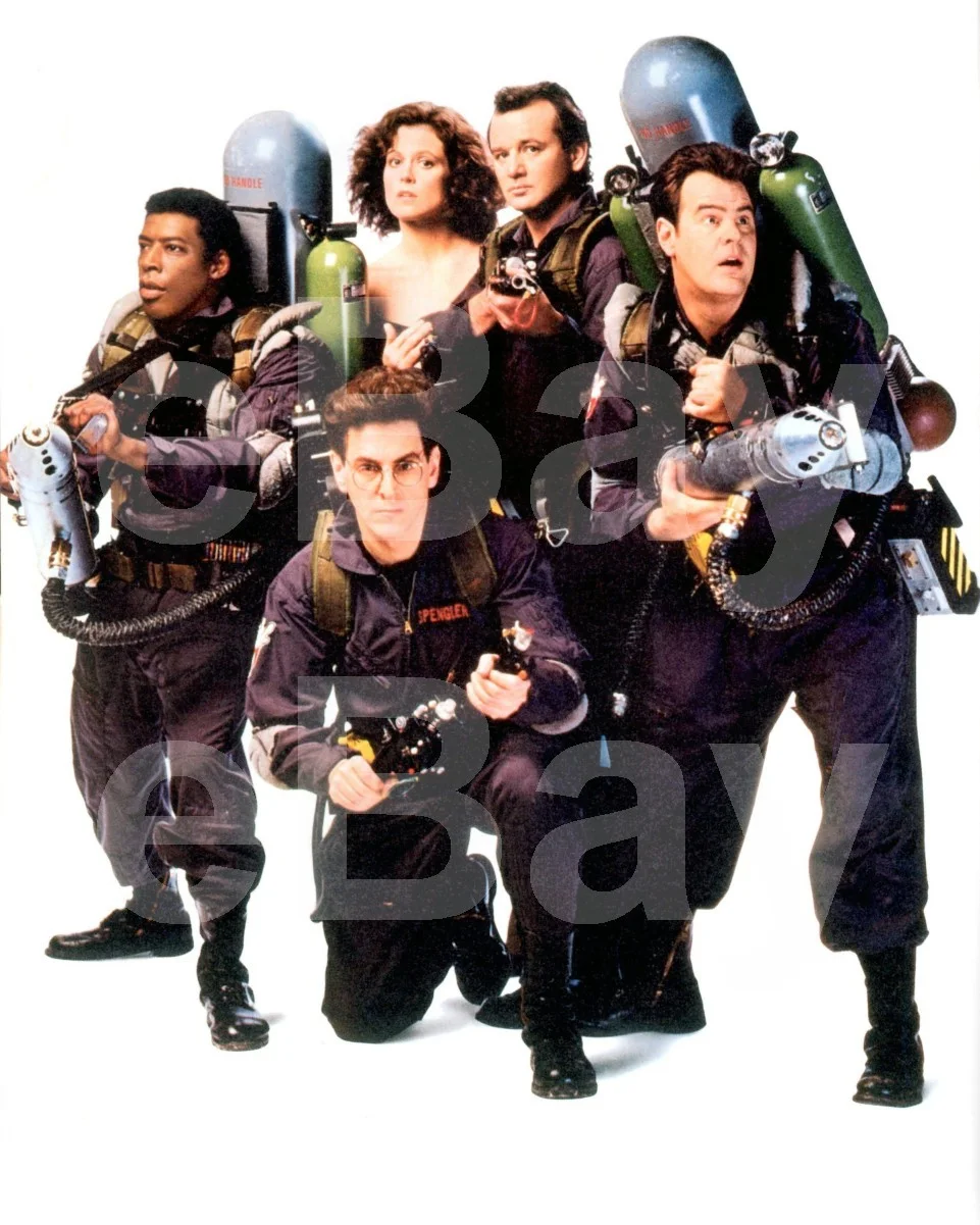 Ghostbusters (1984) Dan Aykroyd, Bill Murray, Sigourney Weaver 16x12 Photo, image 4