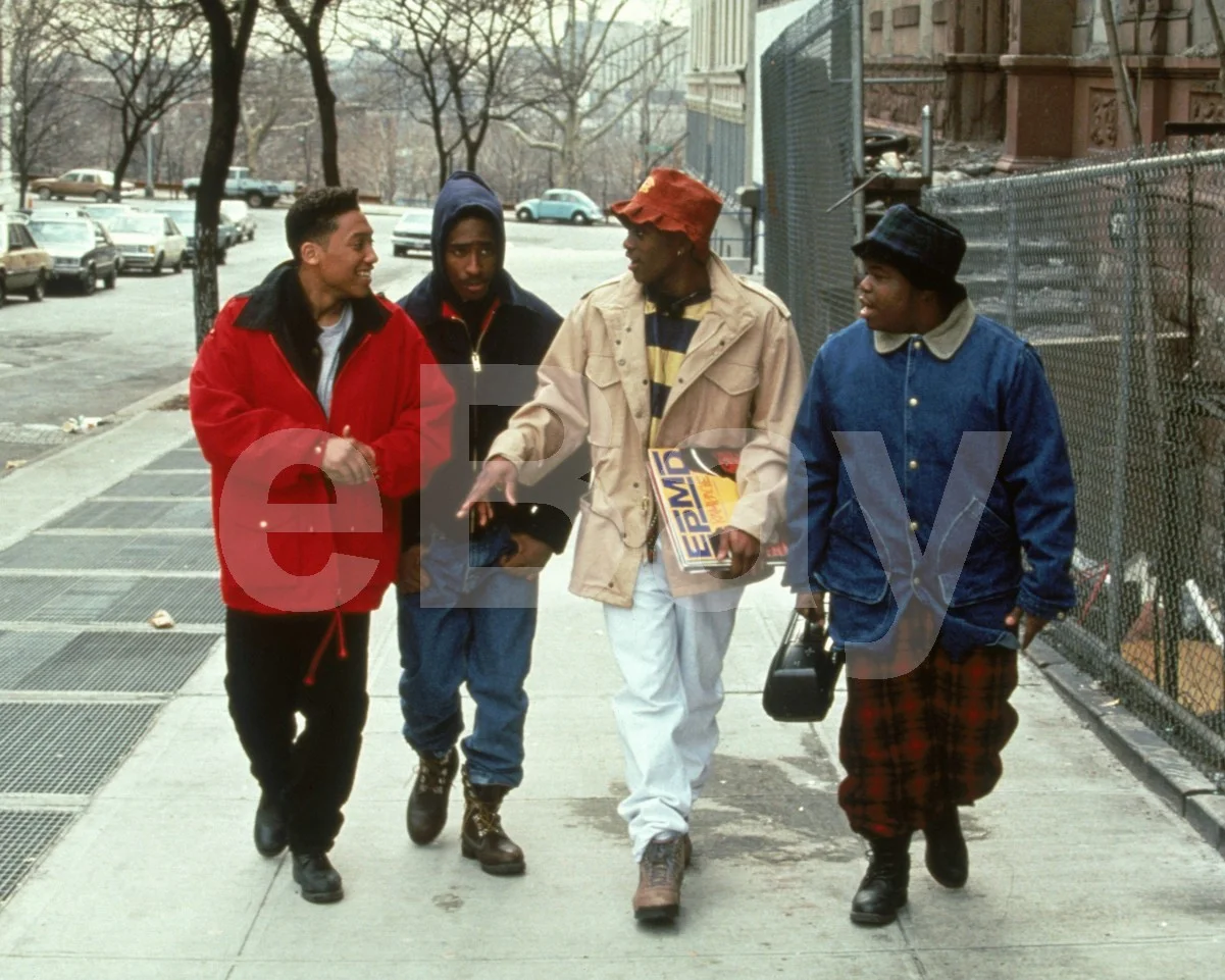 Juice (1992) Khalil Kain, Tupac Shakur, Omar Epps, Jermaine Hopkins 16x12 Photo, изображение 4