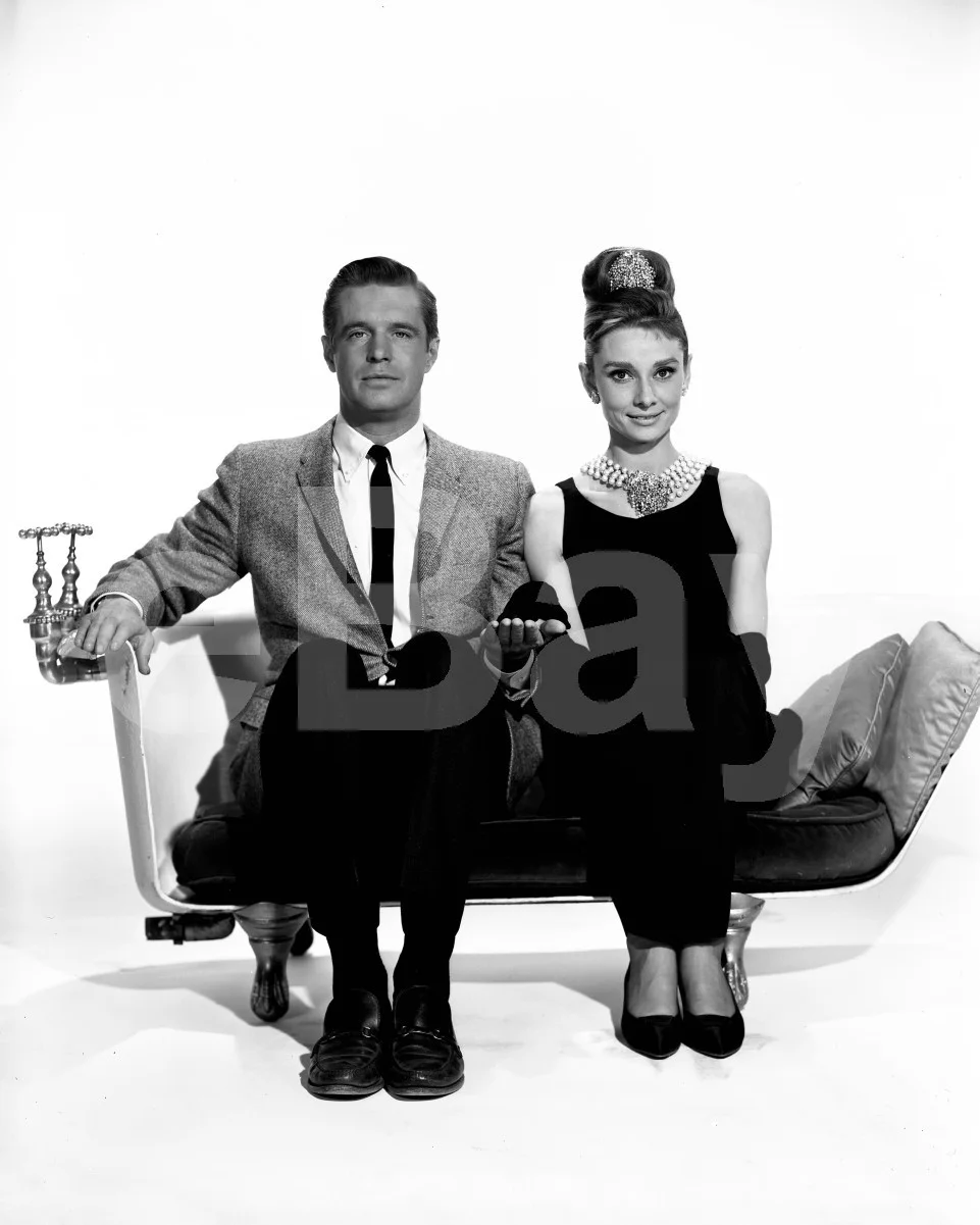 Breakfast at Tiffany's (1961) Audrey Hepburn, George Peppard 16x12 Photo Poster, image 4