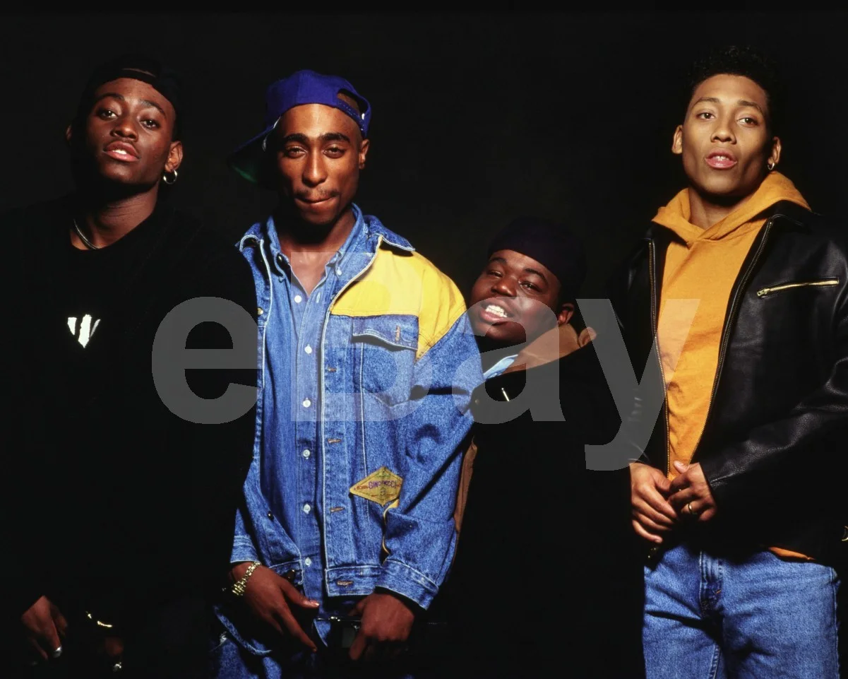 Juice (1992) Omar Epps, Tupac Shakur, Jermaine Hopkins, Khalil Kain 16x12 Photo, изображение 4