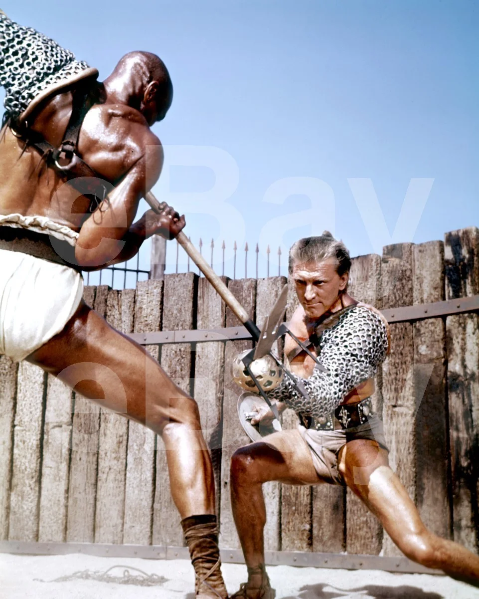 Spartacus (1960) Kirk Douglas, Woody Strode 16x12 Photo Poster Print, изображение 4