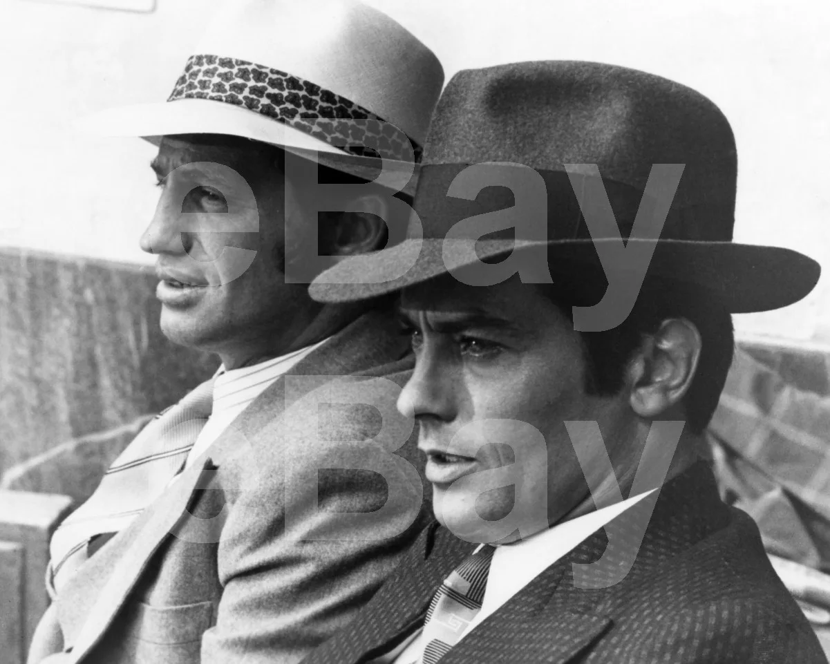 Borsalino (1970) Jean-Paul Belmondo, Alain Delon 16x12 Photo Poster Print, изображение 4