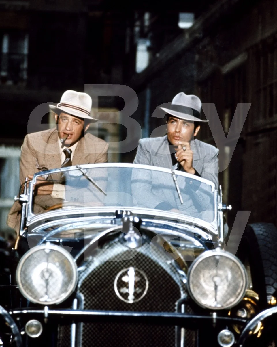 Borsalino (1970) Jean-Paul Belmondo, Alain Delon 16x12 Photo Poster Print, изображение 4
