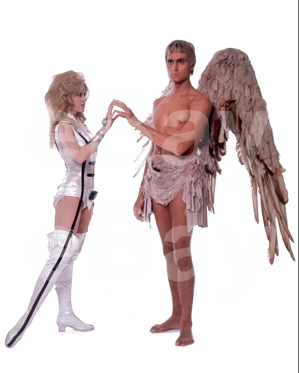 Barbarella (1968) Jane Fonda, John Phillip Law 16x12 Photo, изображение 4