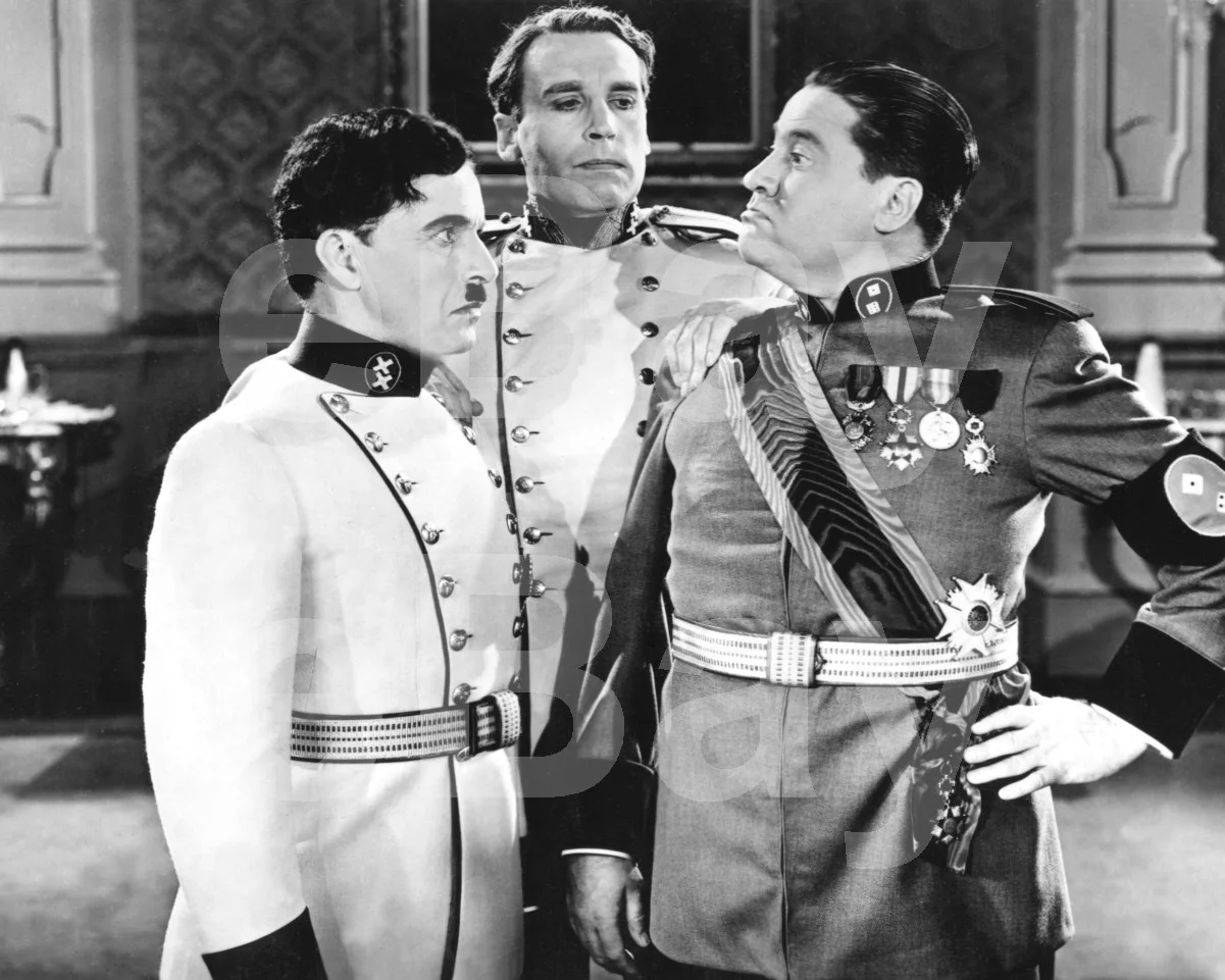 The Great Dictator (1940) Charlie Chaplin, Jack Oakie 16x12 Photo Poster Print, изображение 4