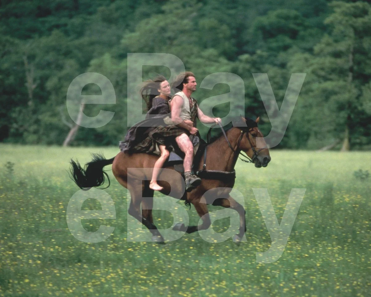 Braveheart (1995) Catherine McCormack, Mel Gibson 16x12 Photo, изображение 4
