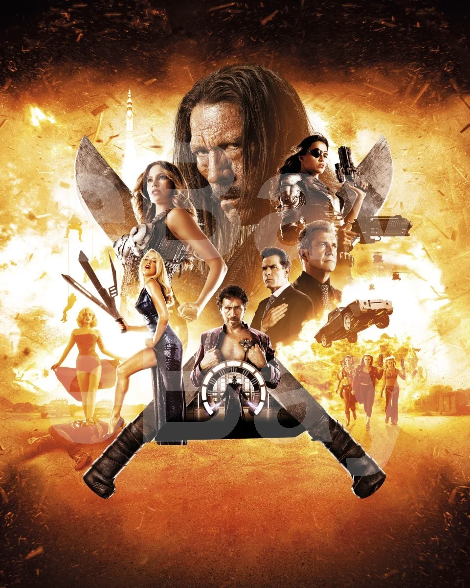 Machette Kills (2013) Lady Gaga, Danny Trejo, Cast 16x12 Photo, image 4