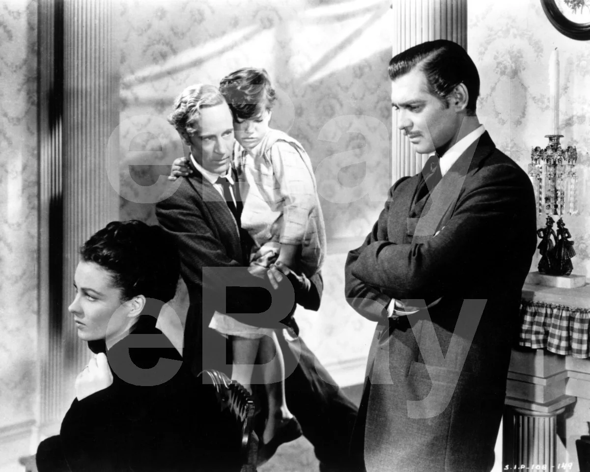 Gone with the Wind (1939) Leslie Howard, Vivien Leigh, Clasrk Gable 16x12 Photo, изображение 4