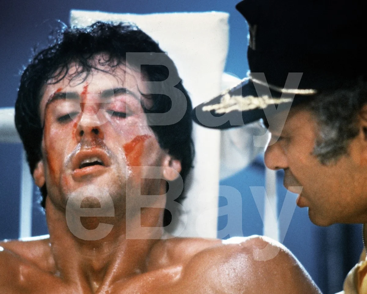 Rocky III (1982) Sylvester Stallone, Burt Young 16x12 Photo Poster Print, image 4
