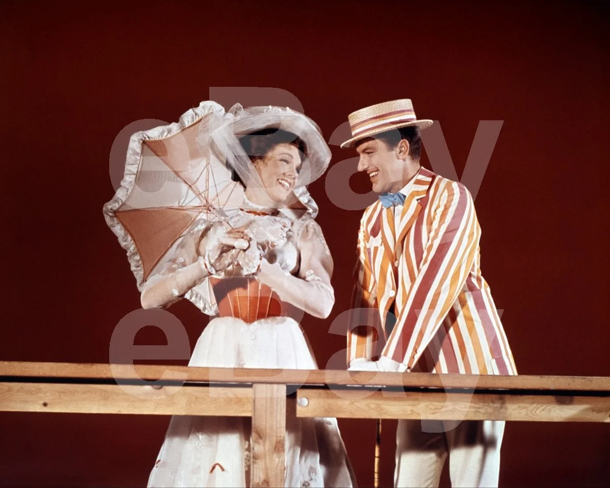 Mary Poppins (1964) Julie Andrews, Dick Van Dyke 16x12 Photo Poster Print, изображение 4