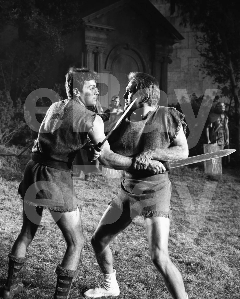 Spartacus (1960) Kirk Douglas, Tony Curtis 16x12 Photo Poster, изображение 4