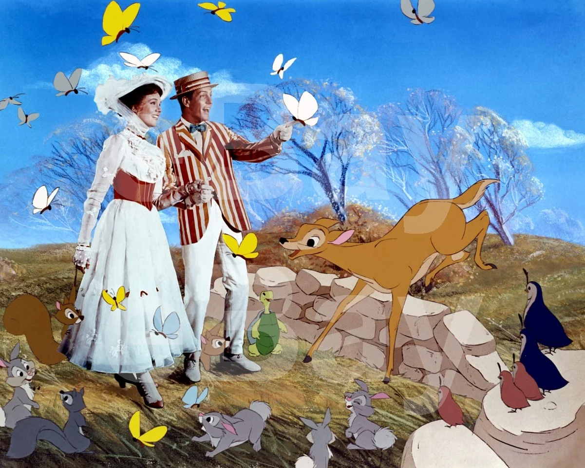 Mary Poppins (1964) Julie Andrews, Dick Van Dyke 16x12 Photo Poster Print, изображение 4