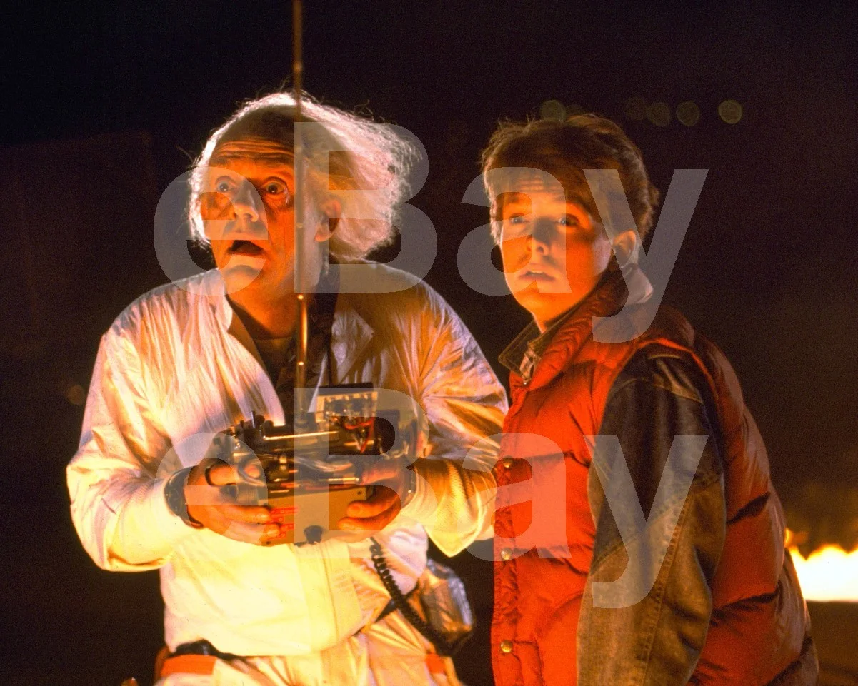 Back To The Future (1985) Michael J Fox, Christopher Lloyd 16x12 Photo, image 4