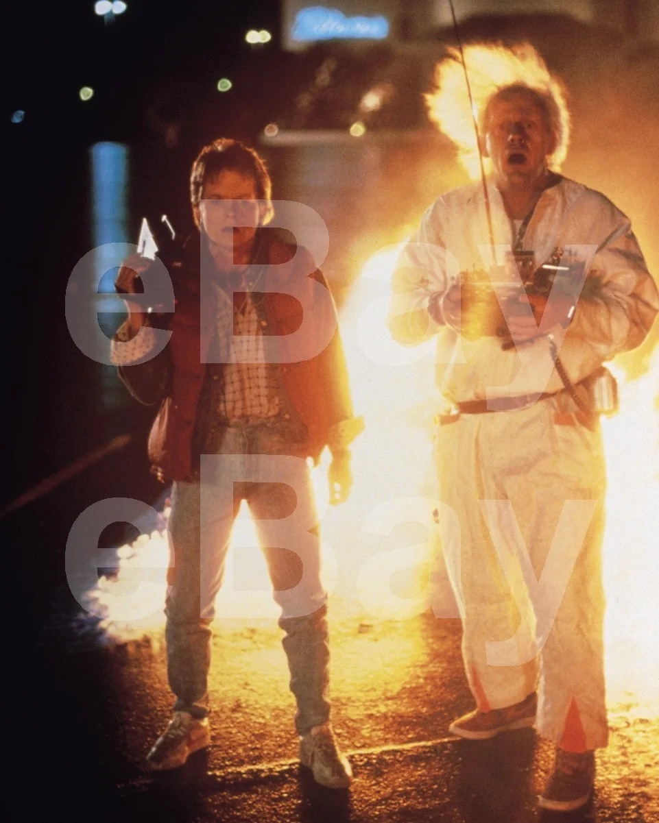 Back To The Future (1985) Michael J Fox, Christopher Lloyd 16x12 Photo, image 4