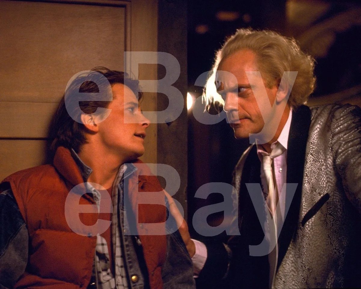 Back To The Future (1985) Michael J Fox, Christopher Lloyd 16x12 Photo, image 4