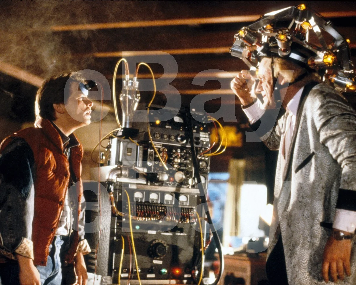Back To The Future (1985) Michael J Fox, Christopher Lloyd 16x12 Photo, image 4