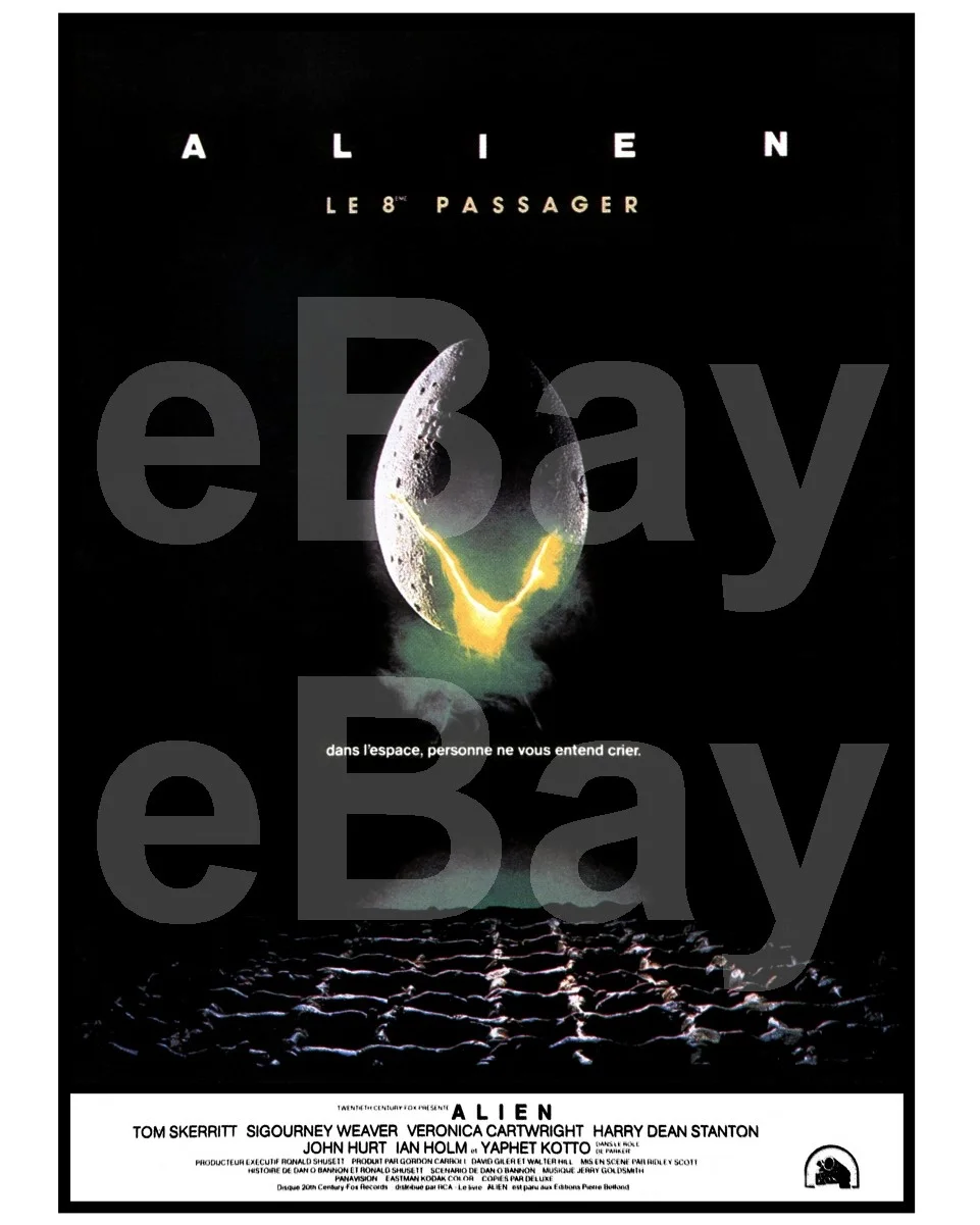 Alien (1979) Poster French 16x12 Photo Poster Print, изображение 4