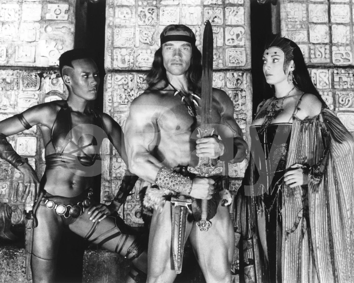 Conan the Destroyer (1984) Grace Jones, Arnie, Sarah Douglas 16x12 Photo, изображение 4