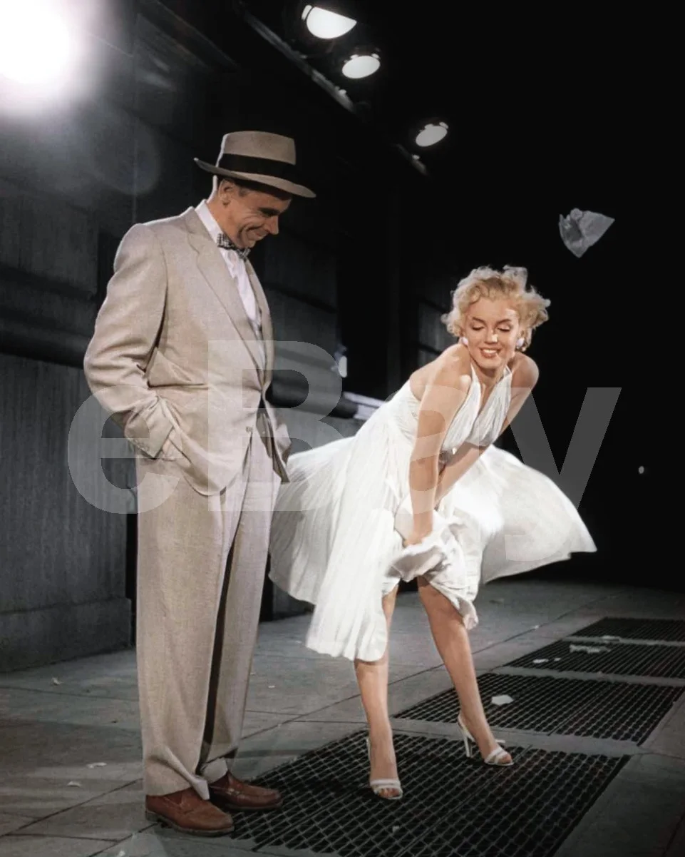 The Seven Year Itch (1955) Marilyn Monroe, Tom Ewell 16x12 Photo Poster Print, изображение 4
