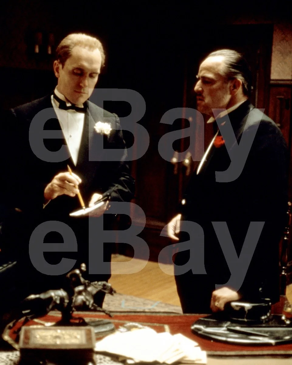 The Godfather (1972) Robert Duvall, Marlon Brando 16x12 Photo, изображение 4