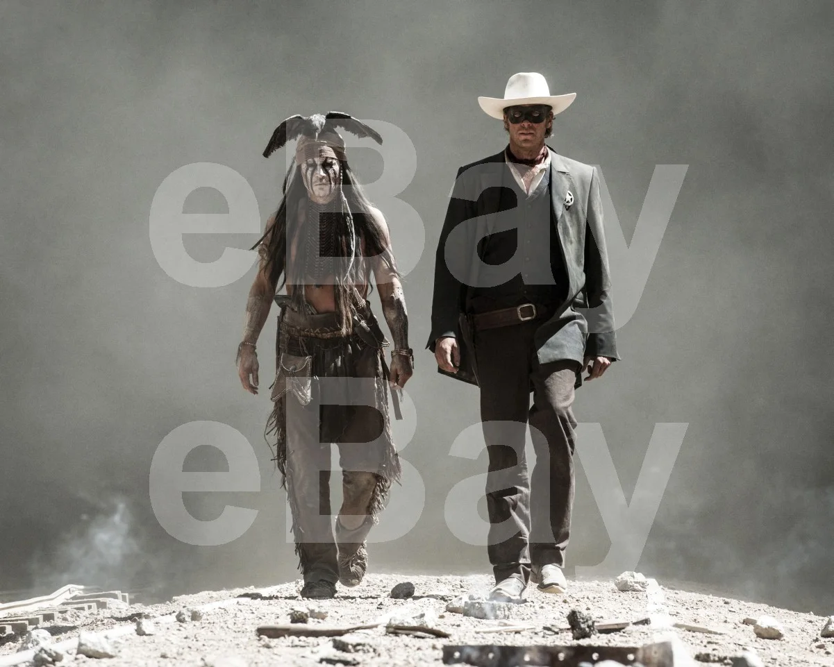 The Lone Ranger (2013) Johnny Depp, Armie Hammer 16x12 Photo, изображение 4