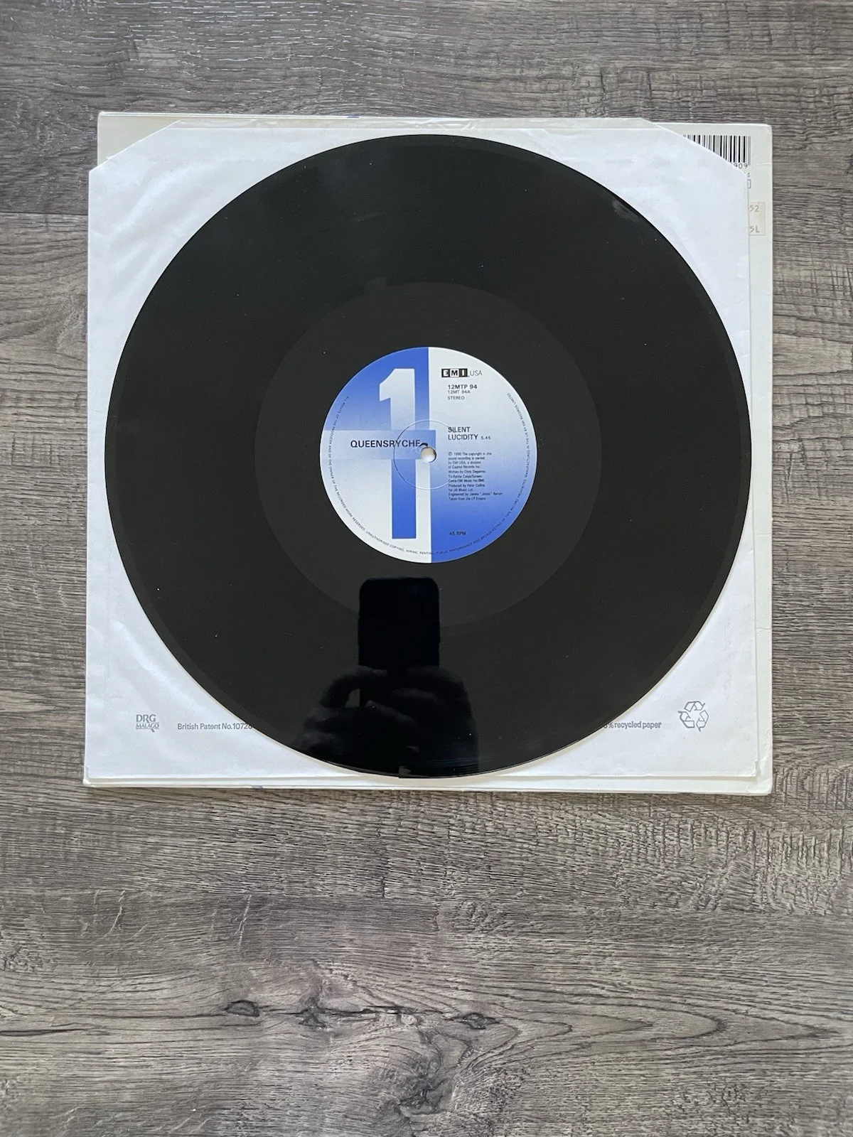 QUEENSRYCHE SILENT LUCIDITY 12” FULLY SIGNED VINYL AUTOGRAPHED RECORD & Poster!, image 3