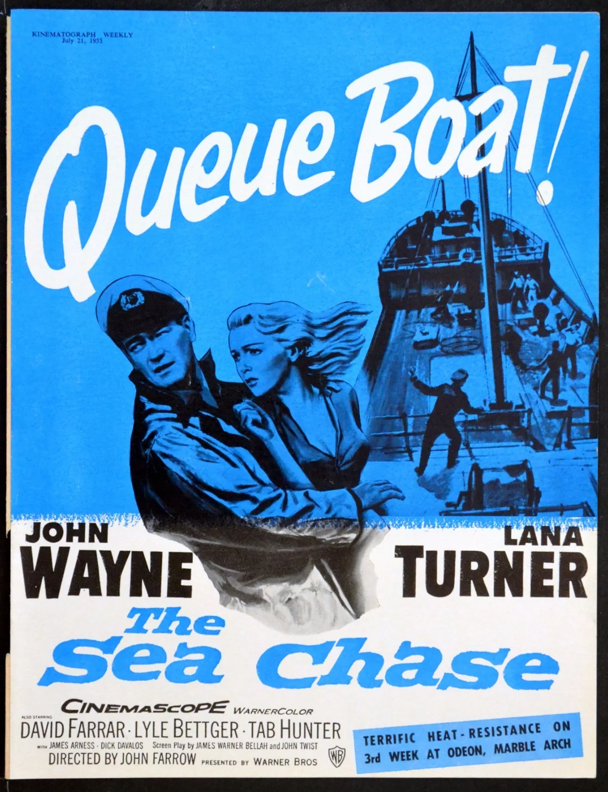 PRIVATE WAR OF MAJOR BENSON 1955 Charlton Heston, Julie Adams TRADE ADVERT, изображение 2