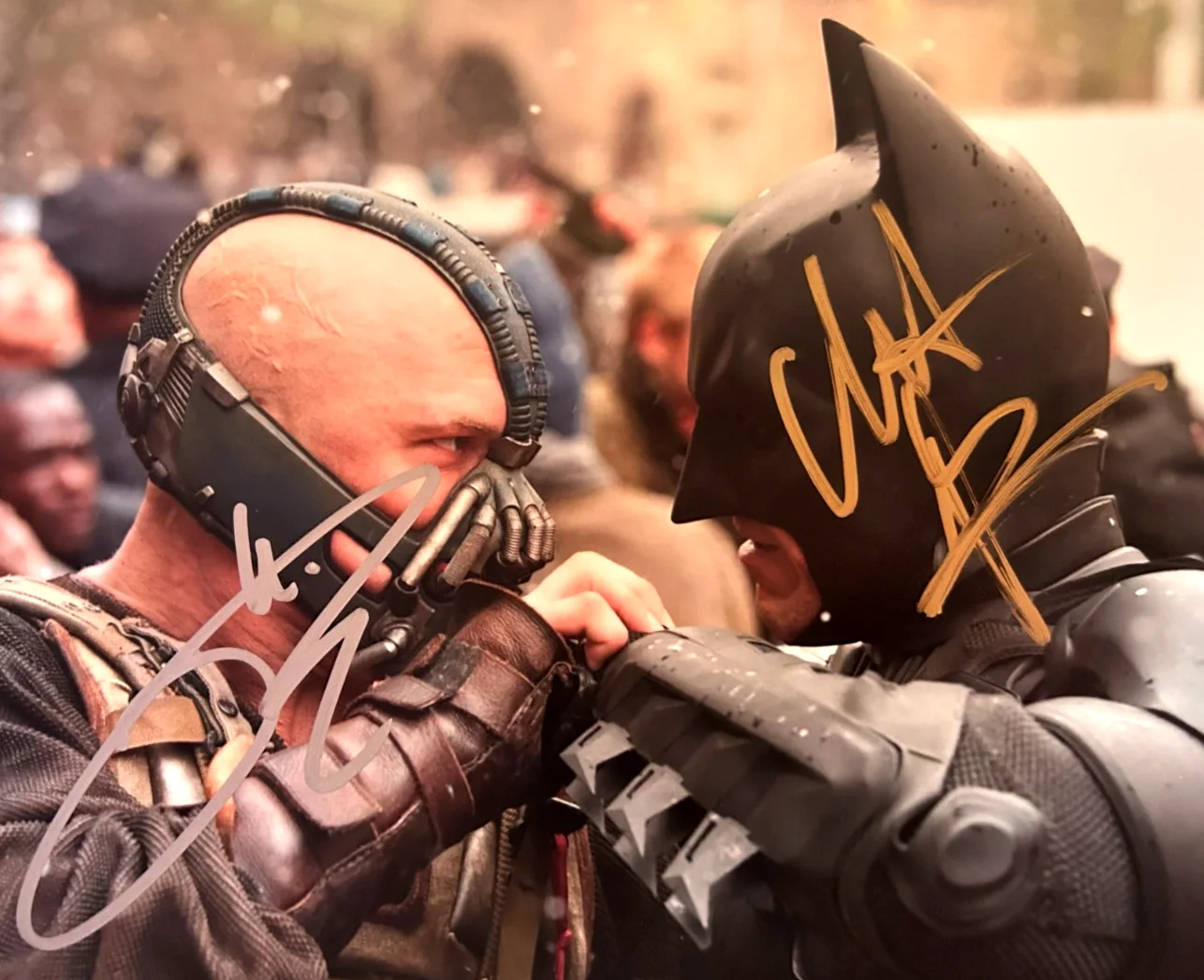 Christian Bale, Tom Hardy — Christian Bale & Tom Hardy (BATMAN) Signed 8x10" Authentic Autographs w/COA, image 5