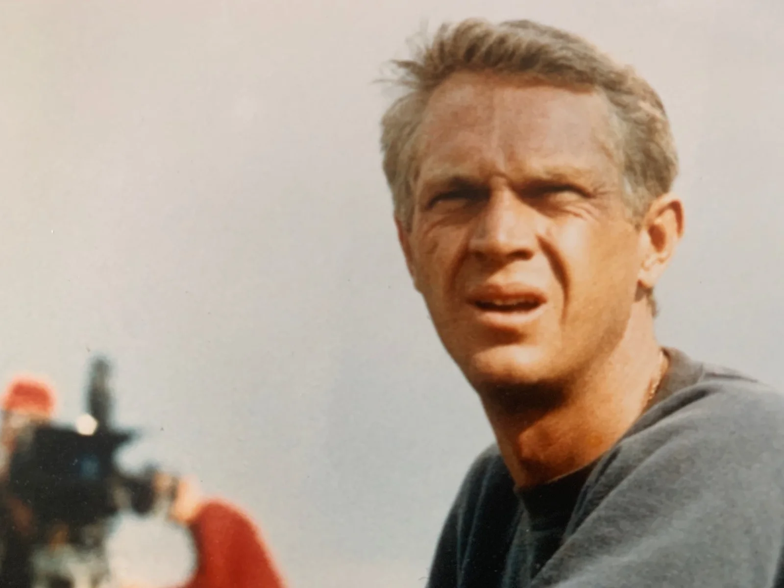 Steve McQueen The Great Escape 1963 Original AGFA Colour Film Still Motorcycle, изображение 2