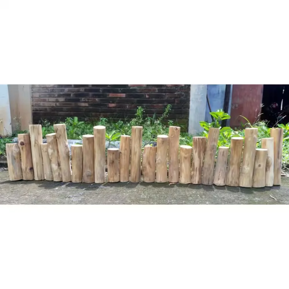 60 In. X 2 In. X 6 In., 8 In., 10 In. Natural Color Uneven Solid Teak Wood Log E, изображение 2