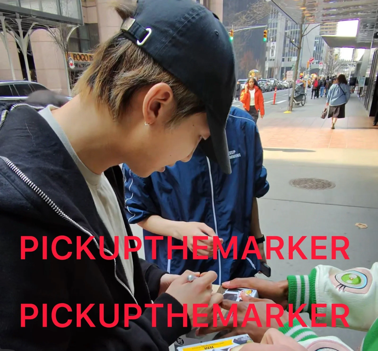 RM — RM BTS SIGNED FUNKO POP! 김남준 Kim Nam-joon KPOP RARE! AUTOGRAPH DYNAMITE SWIM, image 2
