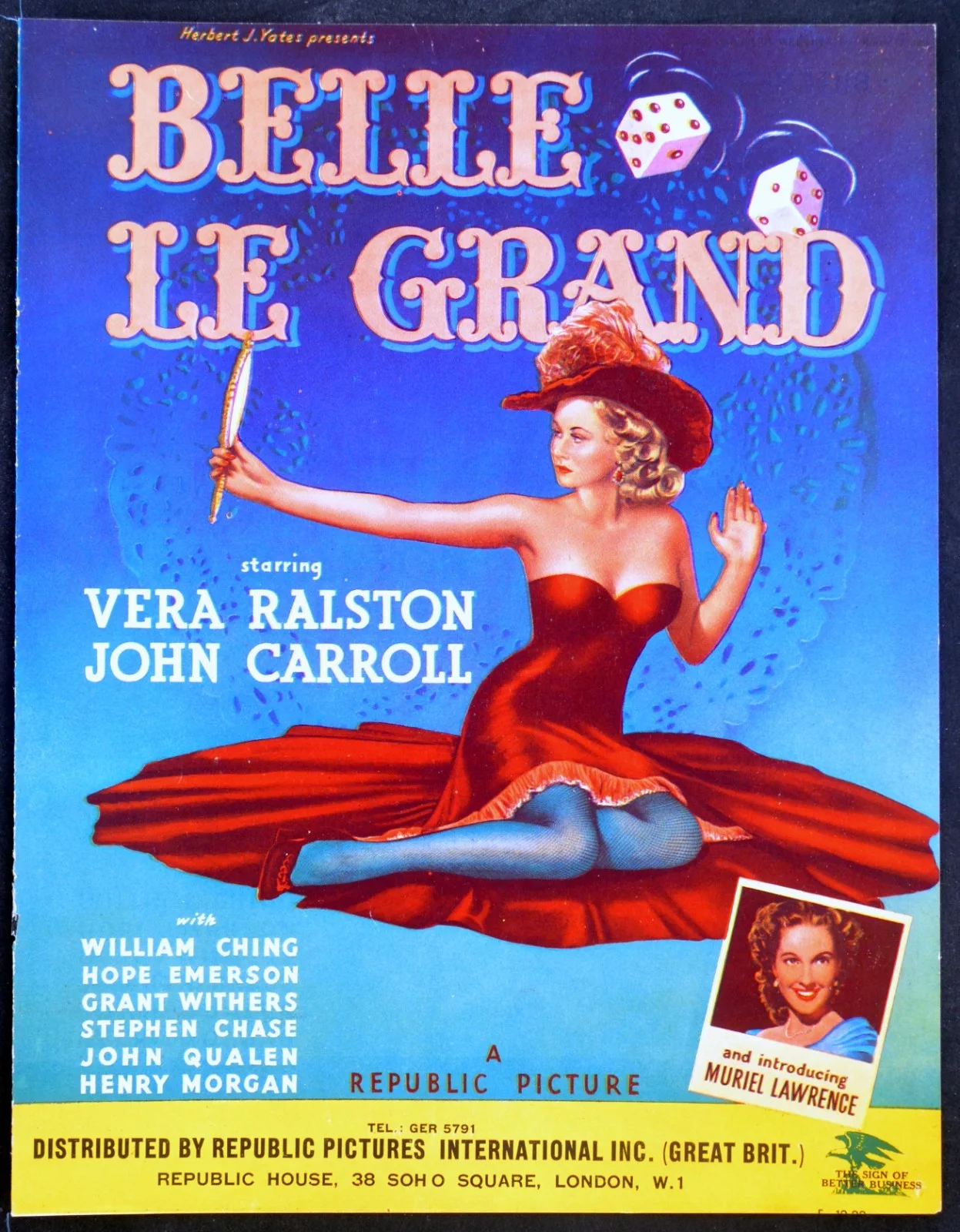 THERE IS ANOTHER SUN 1951 Maxwell Reed, Susan Shaw, Laurence Harvey TRADE ADVERT, изображение 3