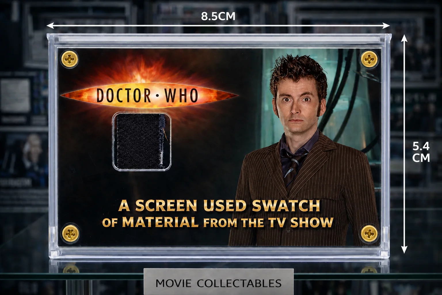 Doctor Who Screen-Used Material Swatch Display – Authentic TV Memorabilia COA, image 5