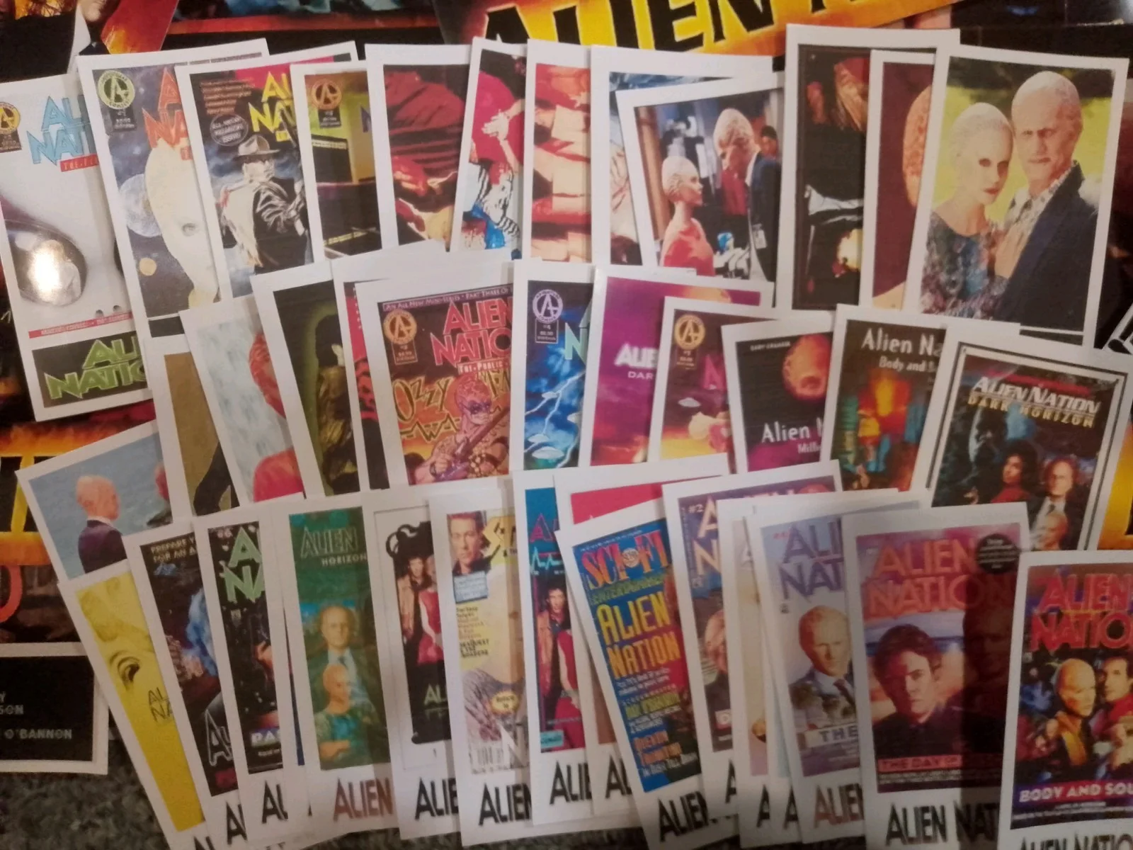 Alien Nation TV Series Bundle. 1 Book, 52 Mini-cards, 16 Lobby cards + More. New, image 4