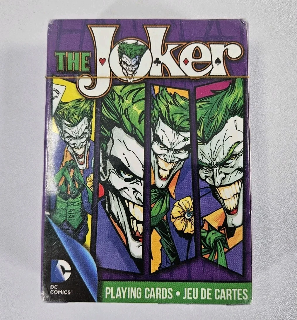 Rare Aquarius DC Comics Joker Playing Cards Set - Brand New & Sealed, изображение 2